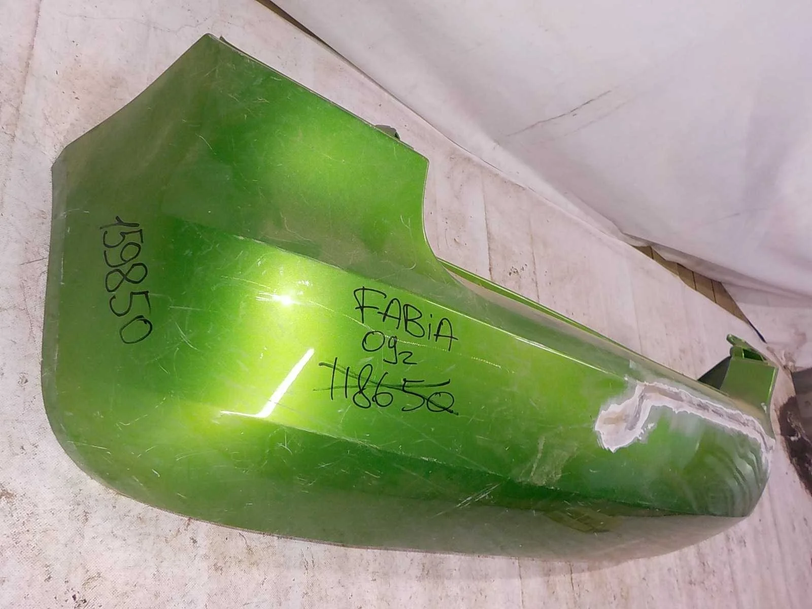 Бампер Skoda Fabia II (2007—2010) Зад