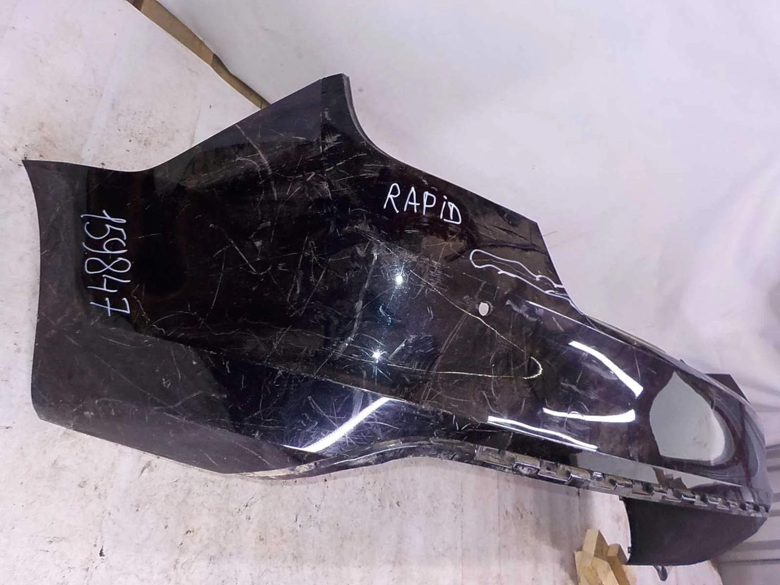 Бампер Skoda Rapid I (2012—2017) Зад