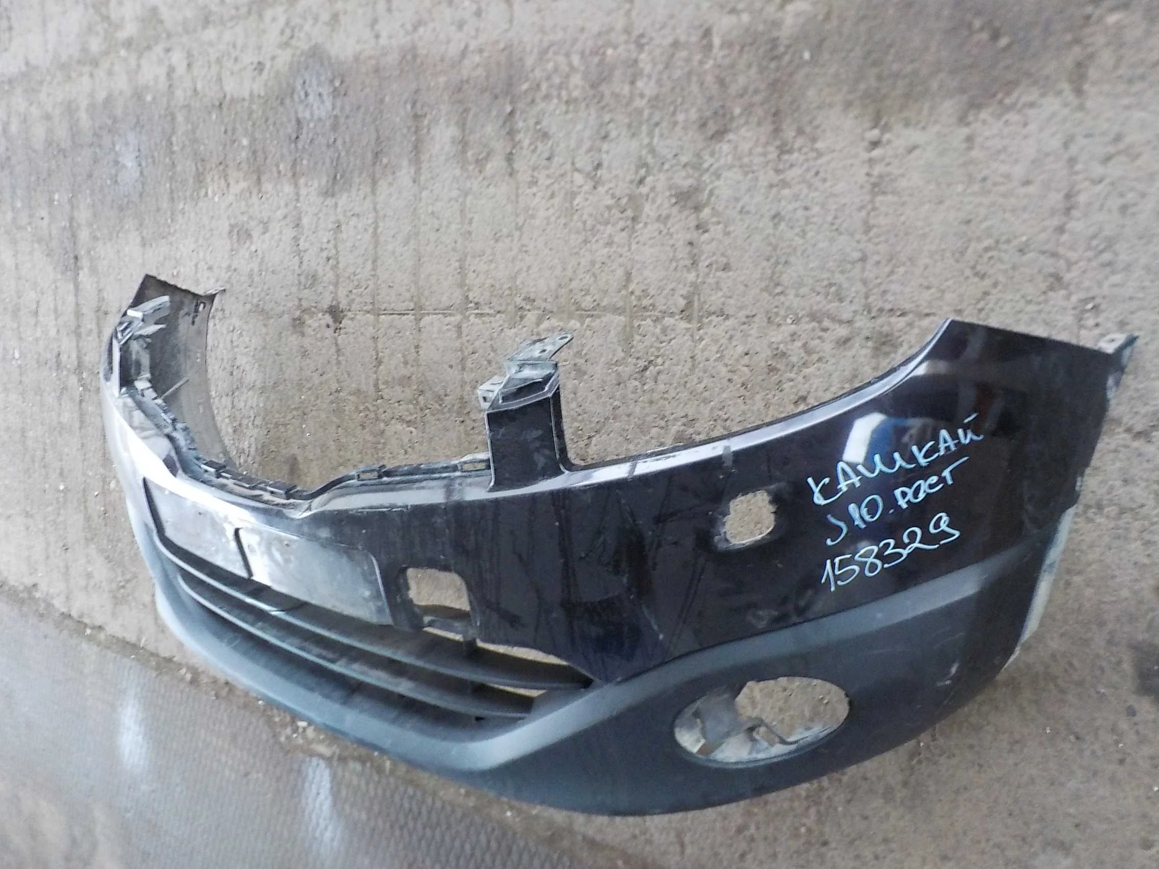 Бампер Nissan Qashqai+2 I рестайлинг (2010—2013) Перед