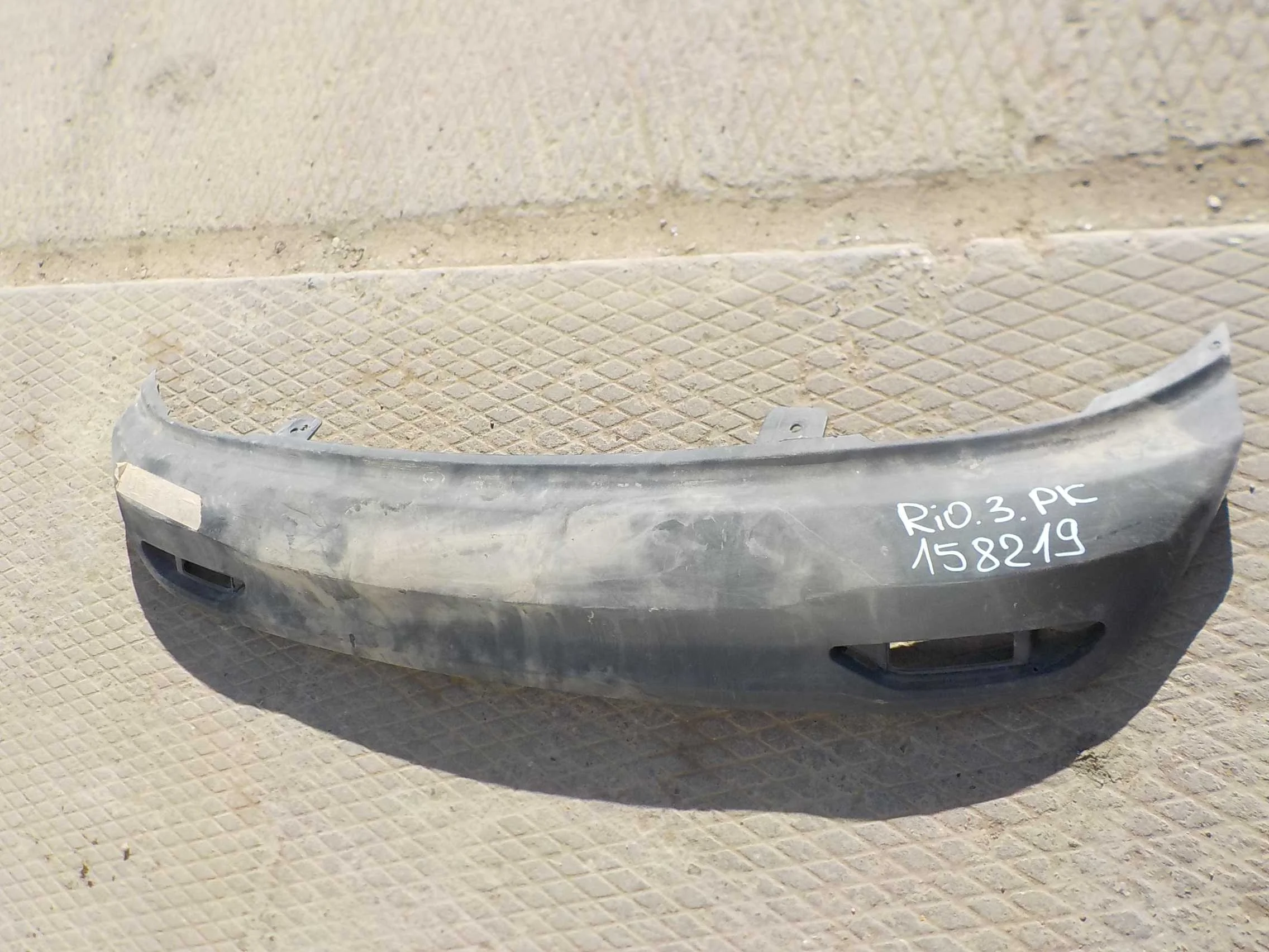 накладка на бампер Kia Rio III (2011—2015) Зад