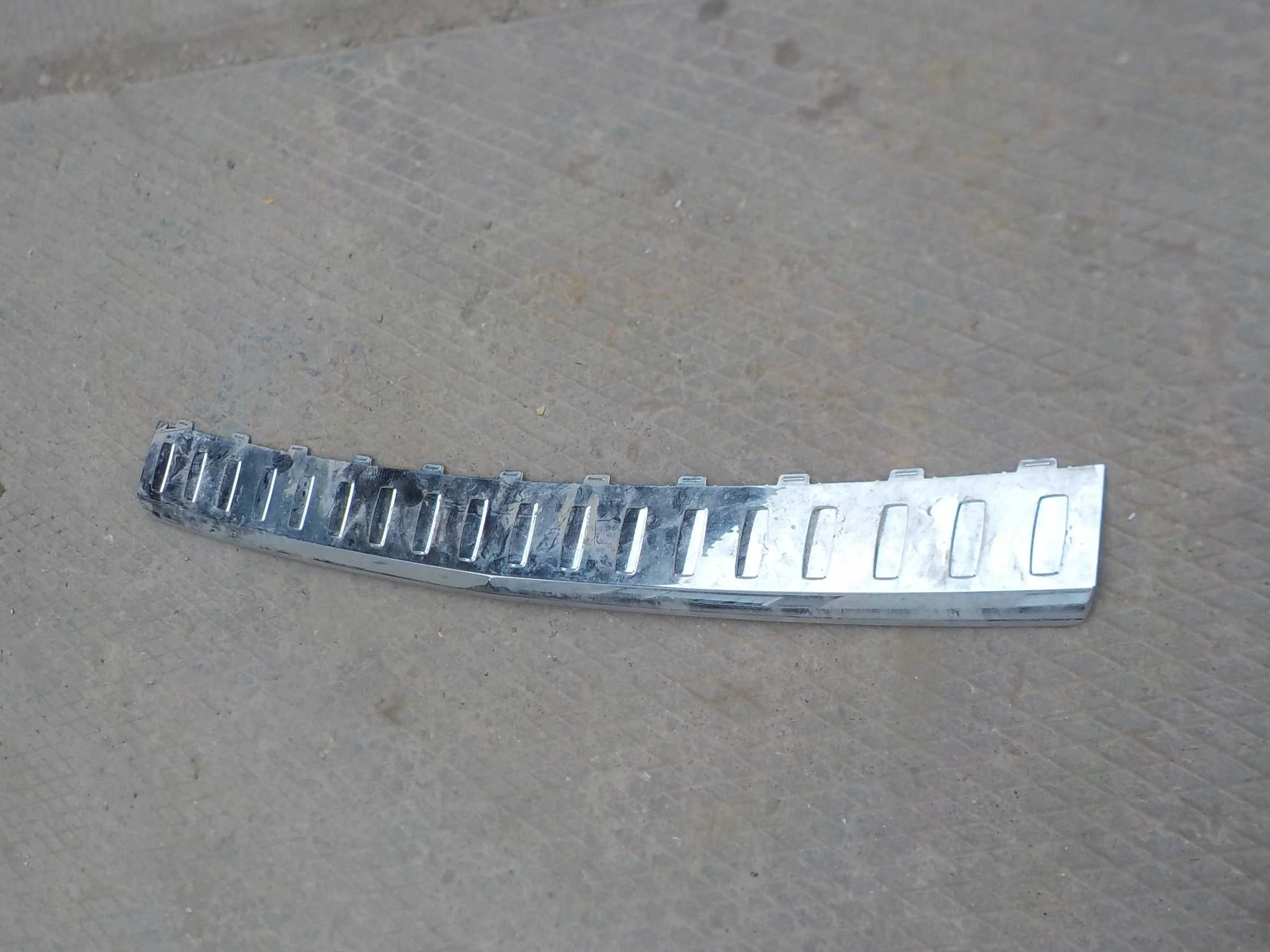 накладка на бампер Mercedes-Benz GL-класс X166 (2012—2016) Зад