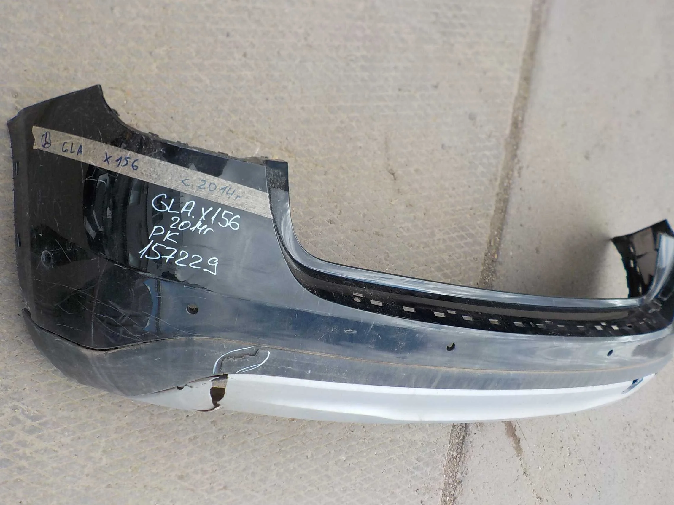 Бампер Mercedes-Benz GLA-класс X156 (2013—2017) Зад