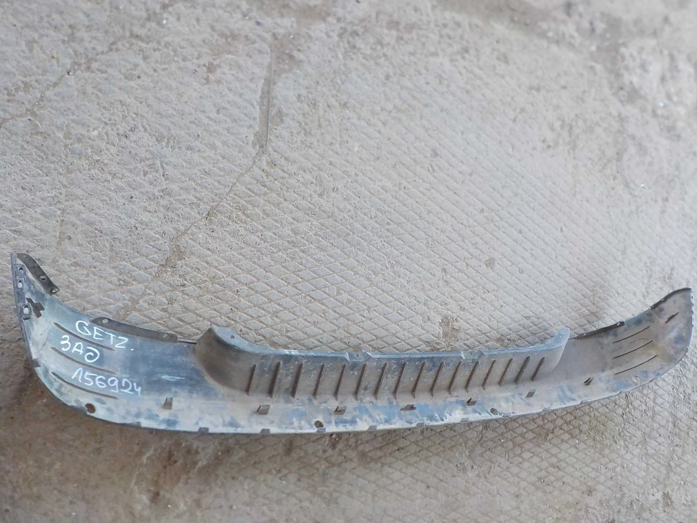 накладка на бампер Hyundai Getz I (2002—2005) Зад