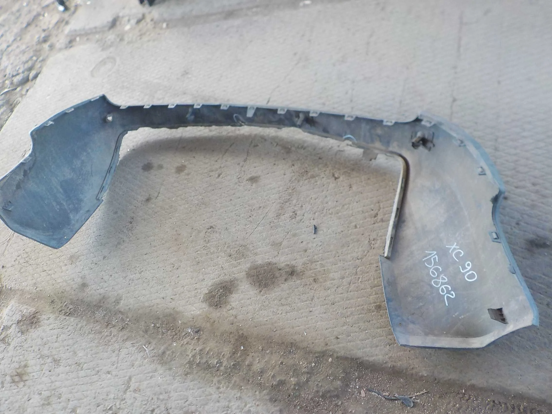 накладка на бампер Volvo XC90 I рестайлинг (2006—2014) Зад