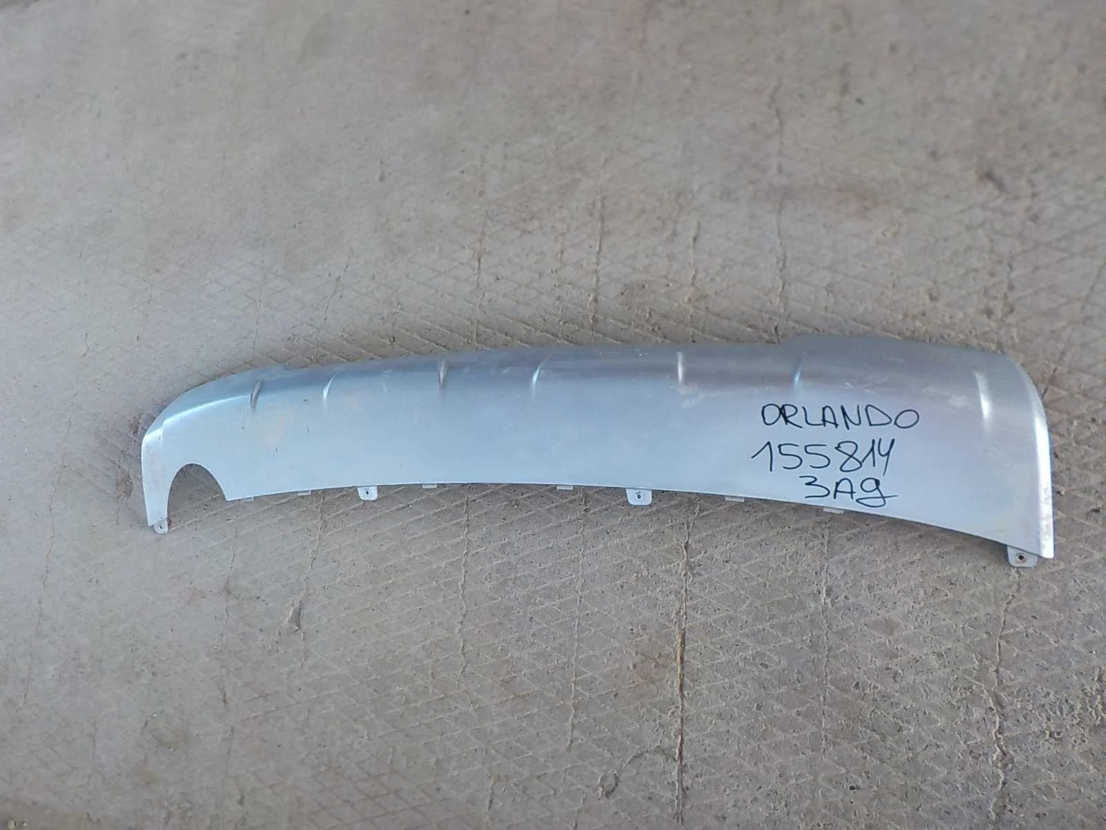 накладка на бампер Chevrolet Orlando I (2010—2018) Зад