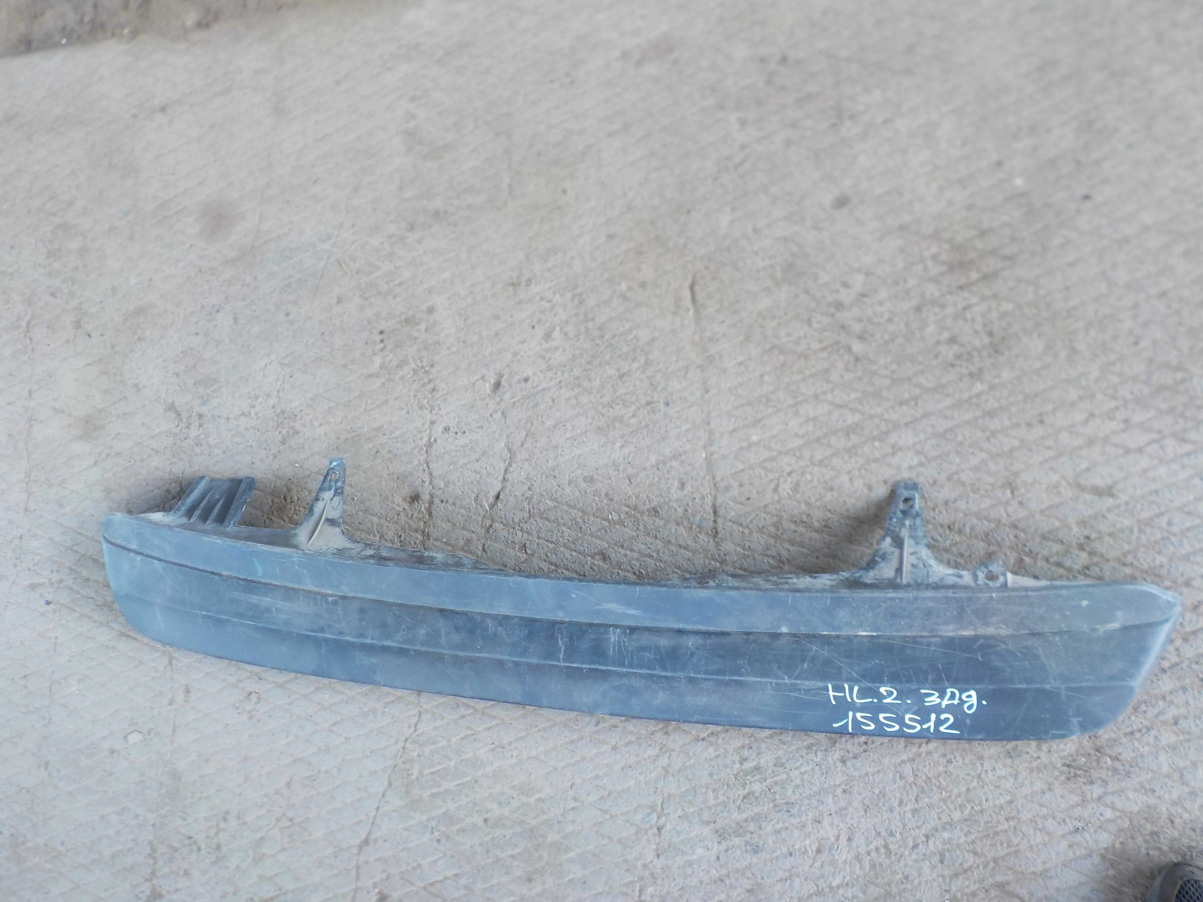 накладка на бампер Toyota Highlander II рестайлинг (2010—2013) Зад