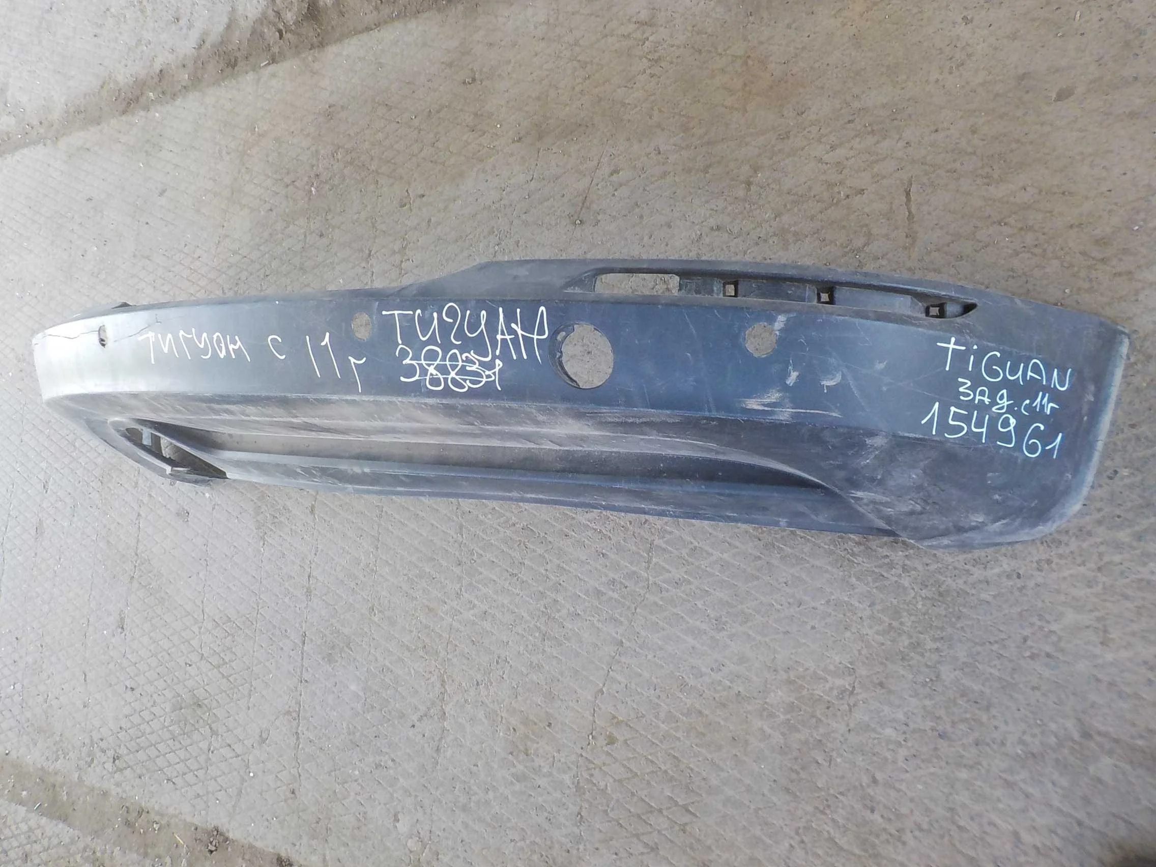 накладка на бампер Volkswagen Tiguan I (2007—2011)