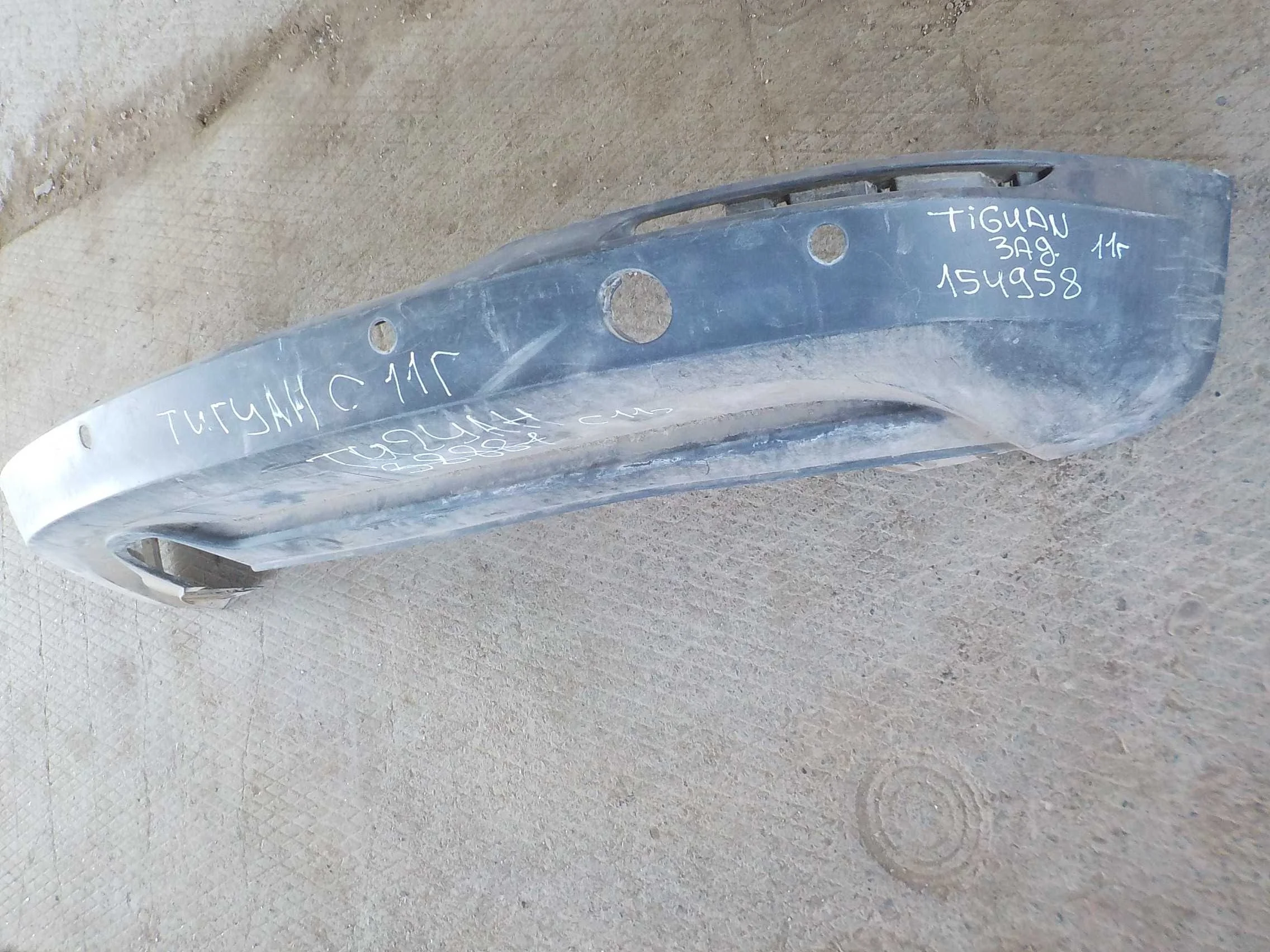 накладка на бампер Volkswagen Tiguan I (2007—2011)