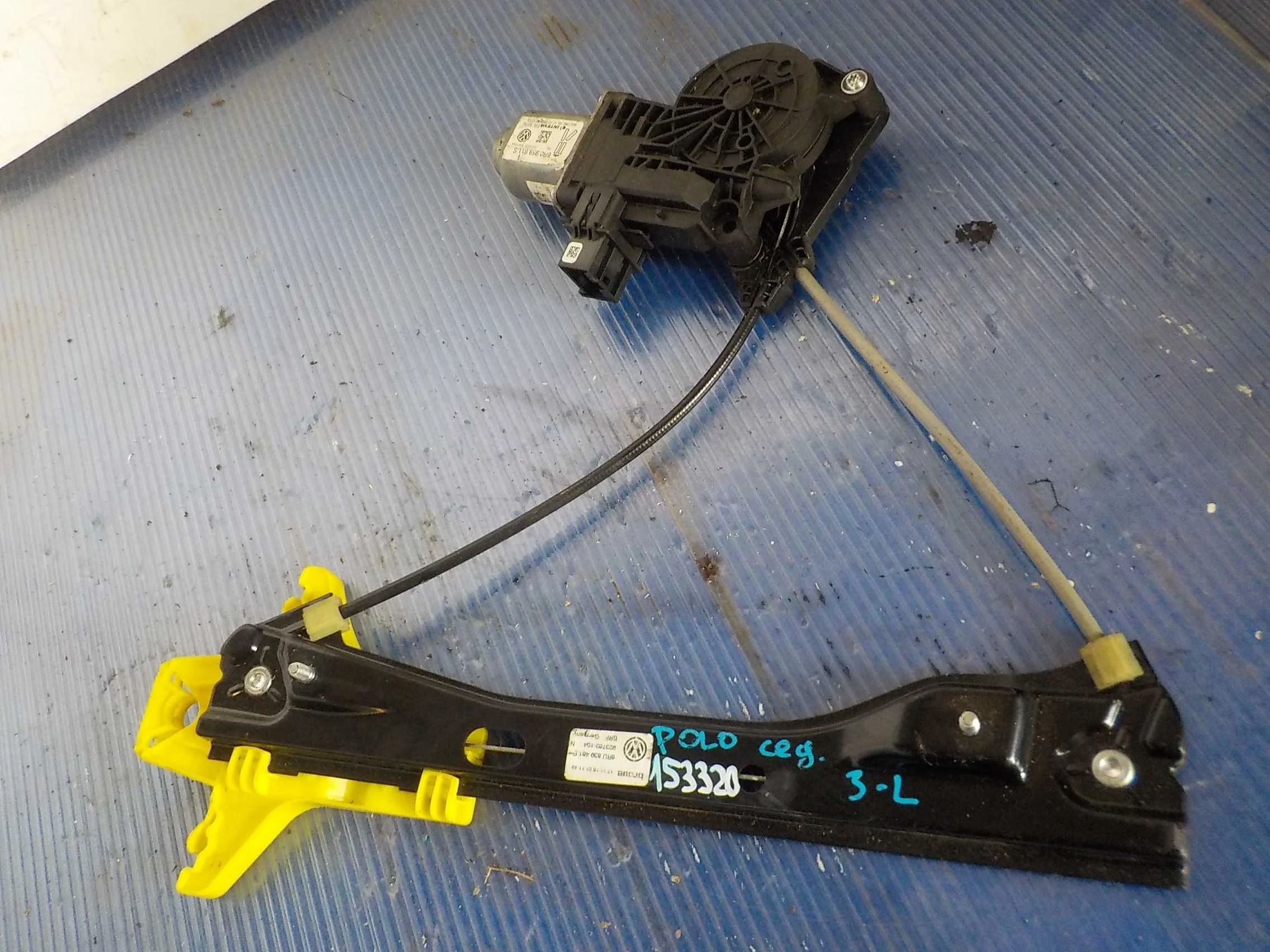 Стеклоподъемник Volkswagen Polo V (2009—2015) Зад Лево