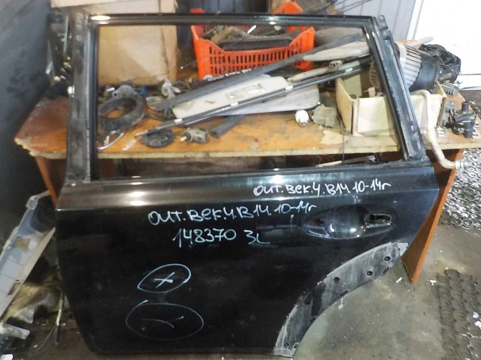 Дверь Subaru Outback BR (2009—2012) Зад Лево