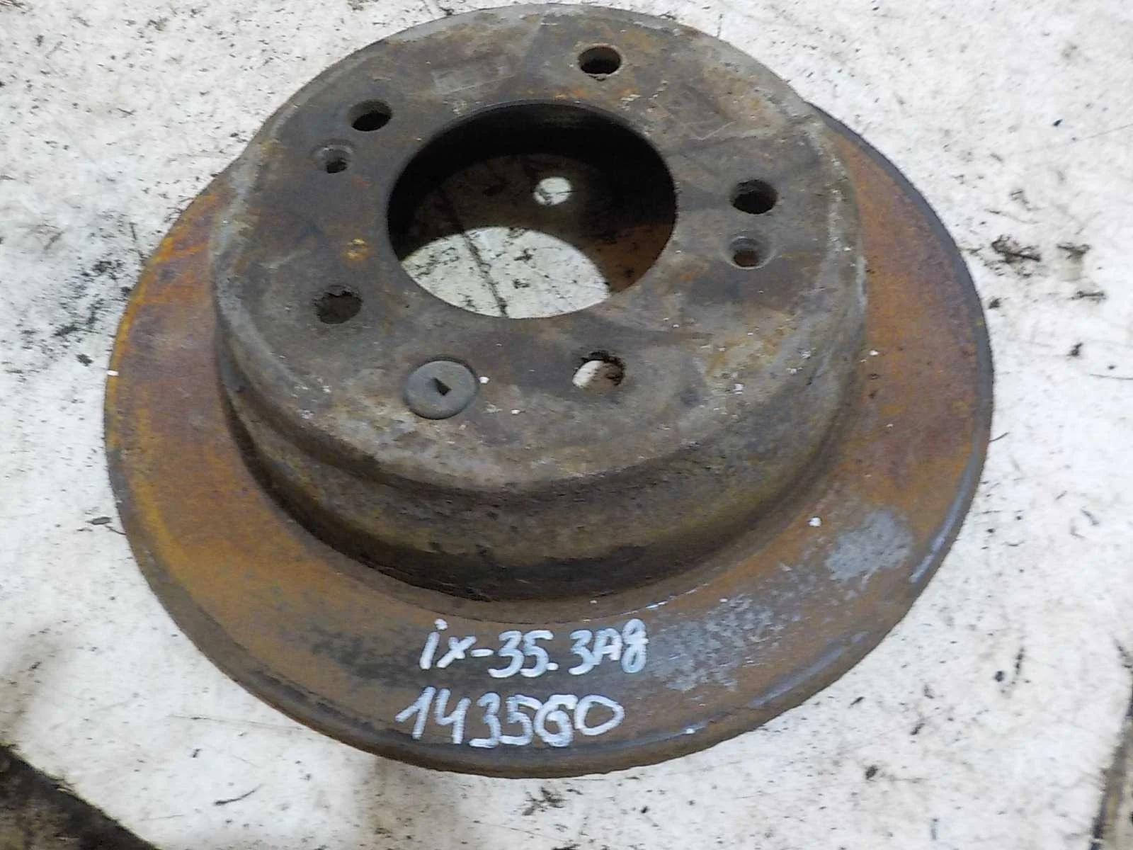 тормозной диск Hyundai i30 I рестайлинг (2010—2012) Зад