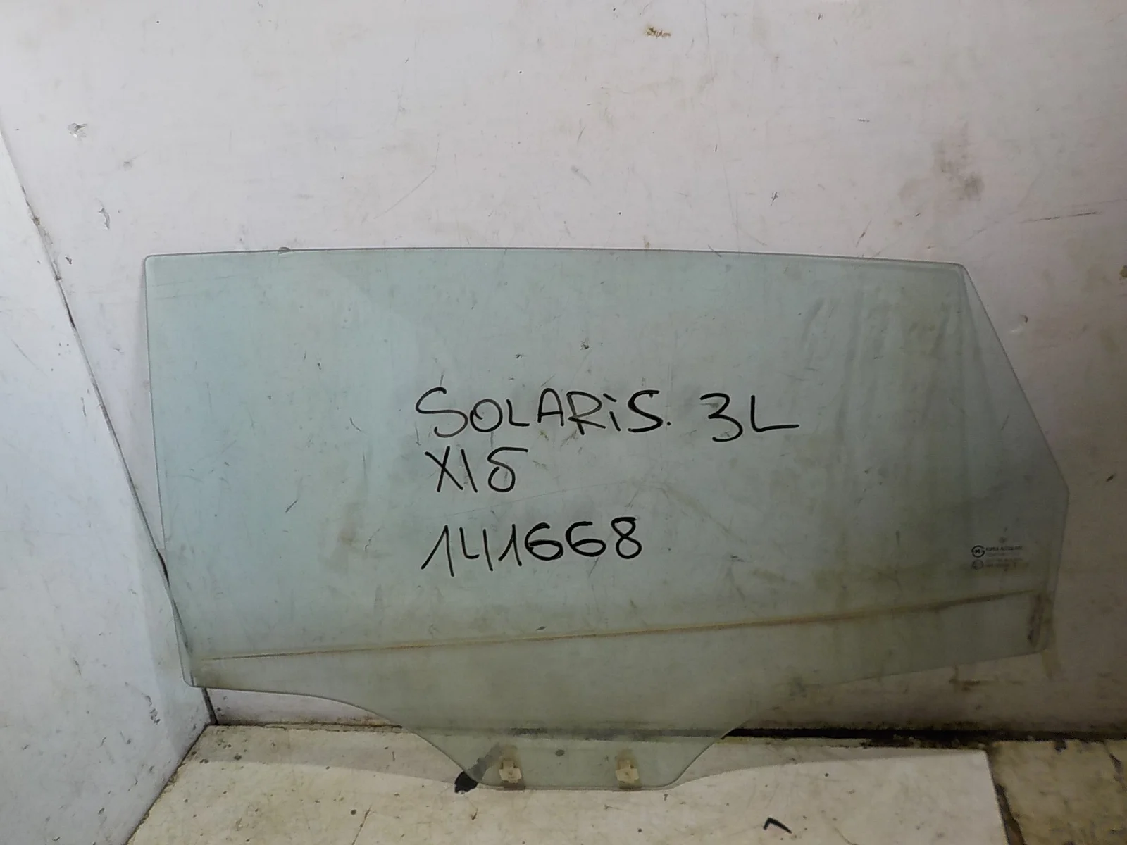 стекло Hyundai Solaris I (2010—2014) Зад Лево