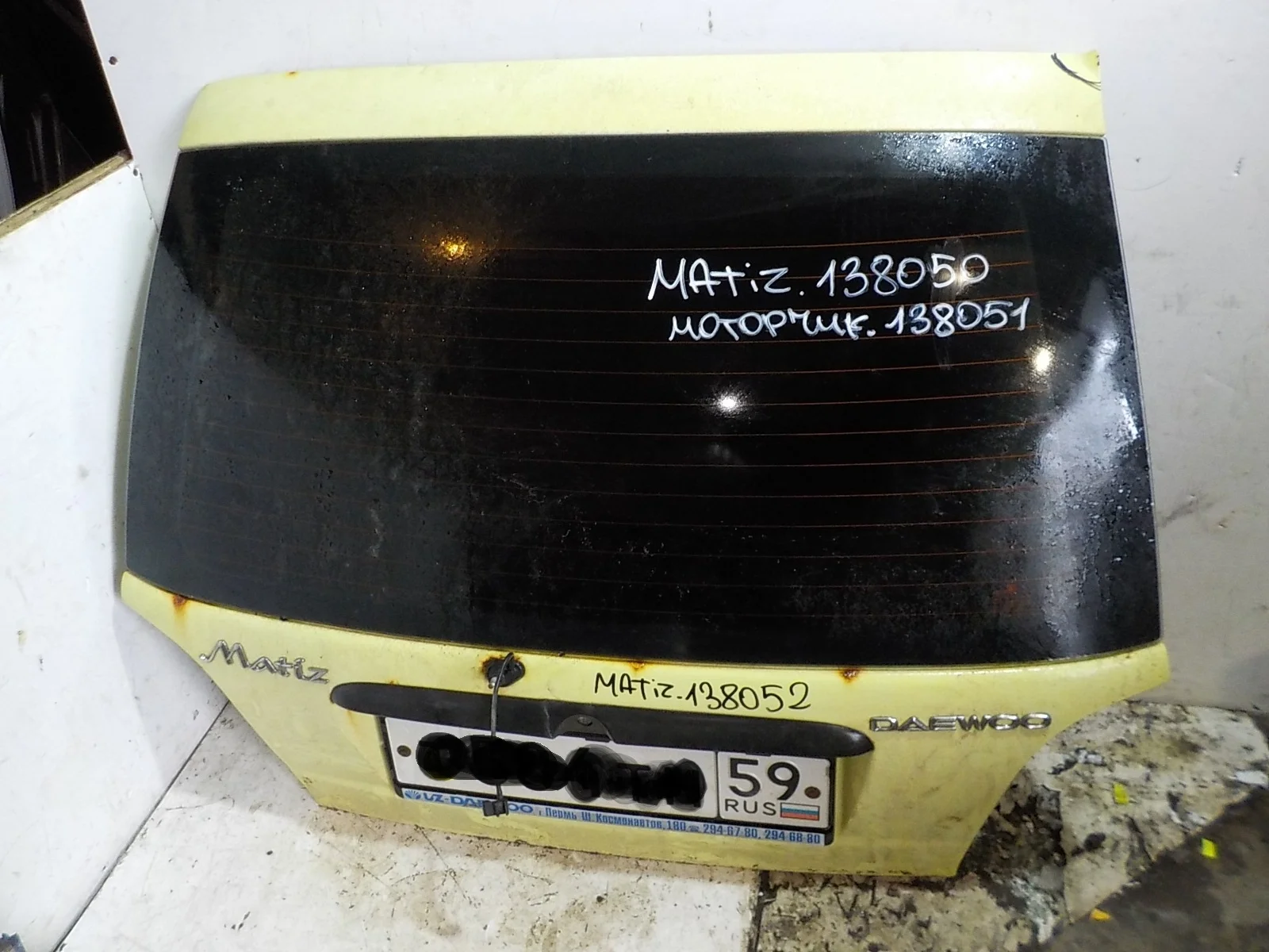 Крышка багажника Daewoo Matiz I рестайлинг (2000—2015)