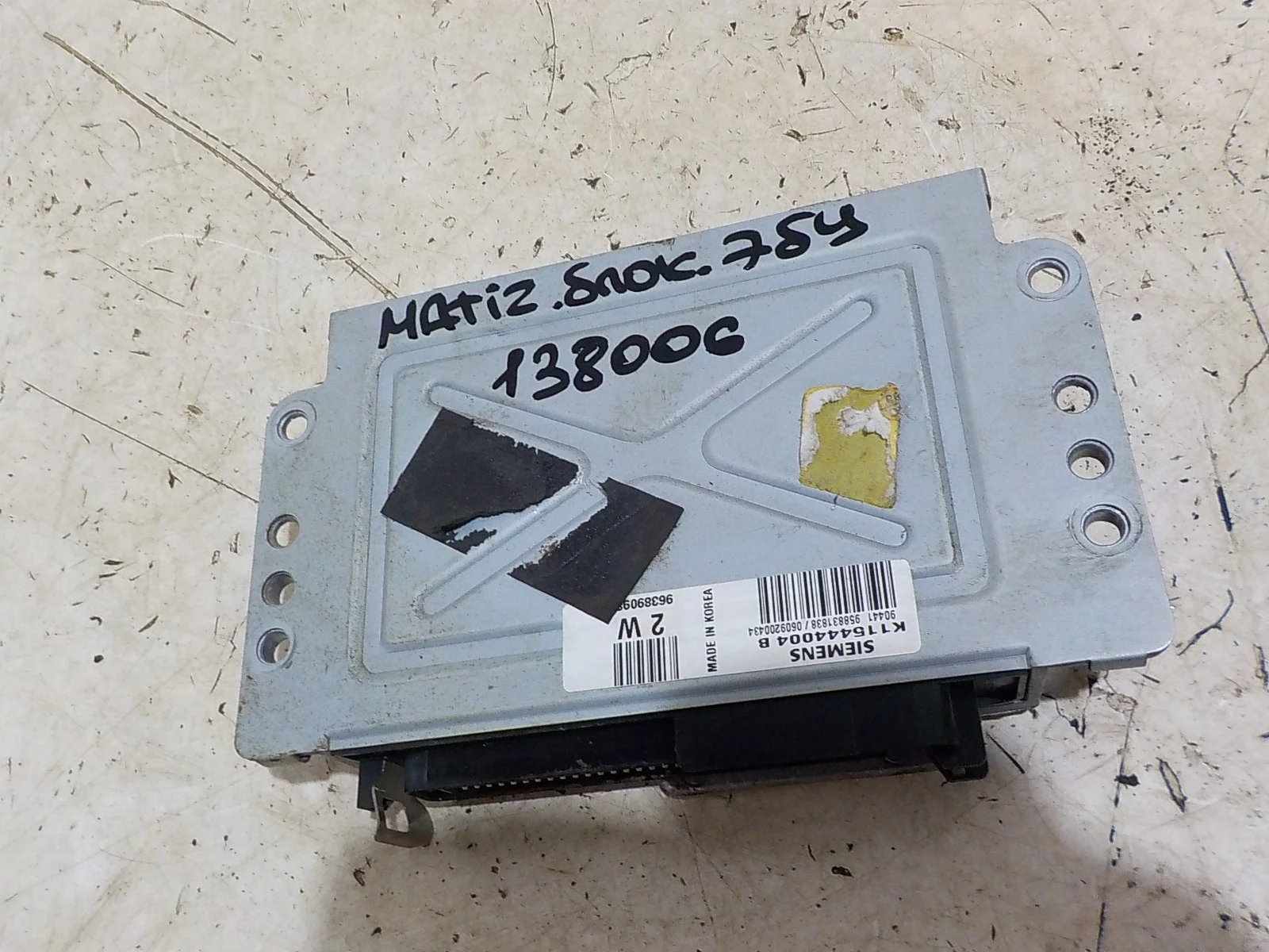 блок управления двс Daewoo Matiz I (1998—2000)