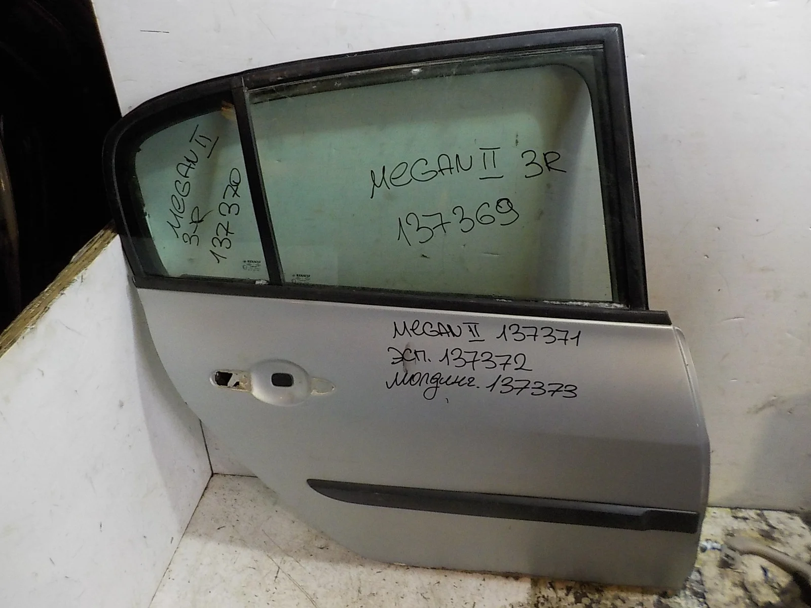 Дверь Renault Megane II рестайлинг (2006—2009) Зад Право