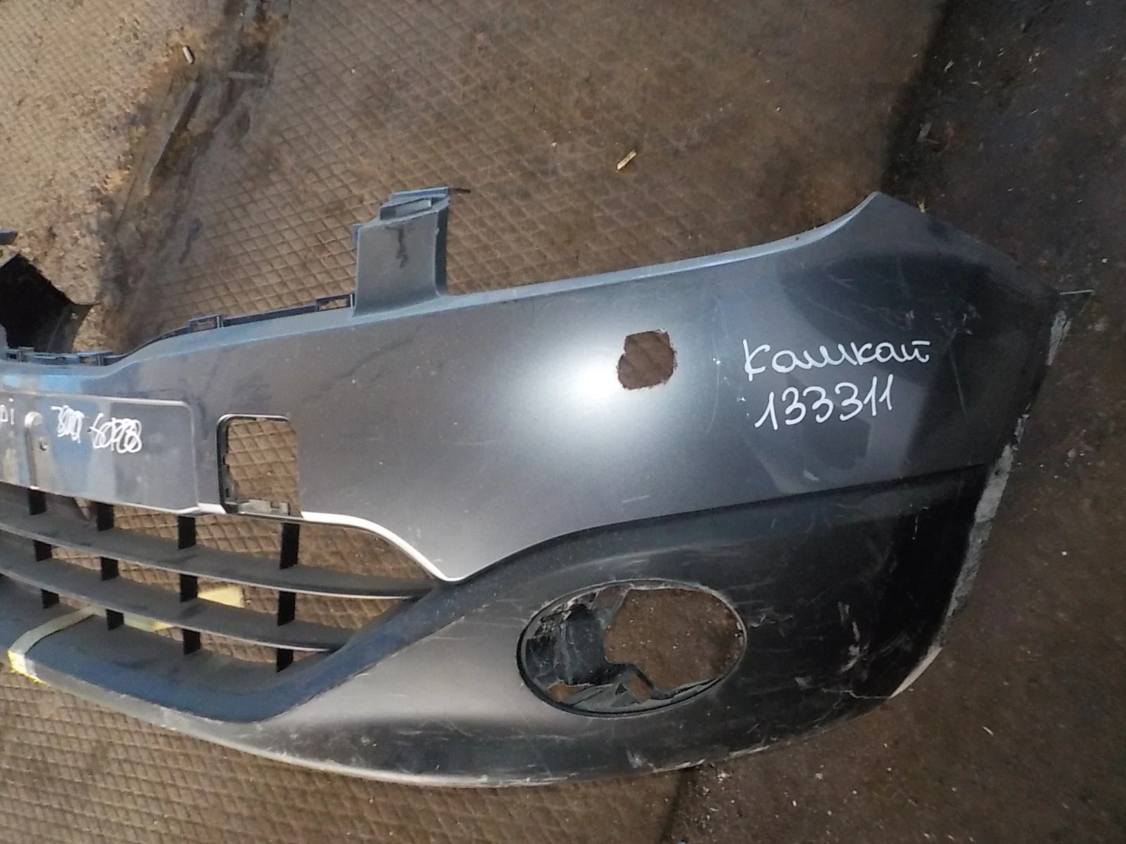 Бампер Nissan Qashqai+2 I рестайлинг (2010—2013)