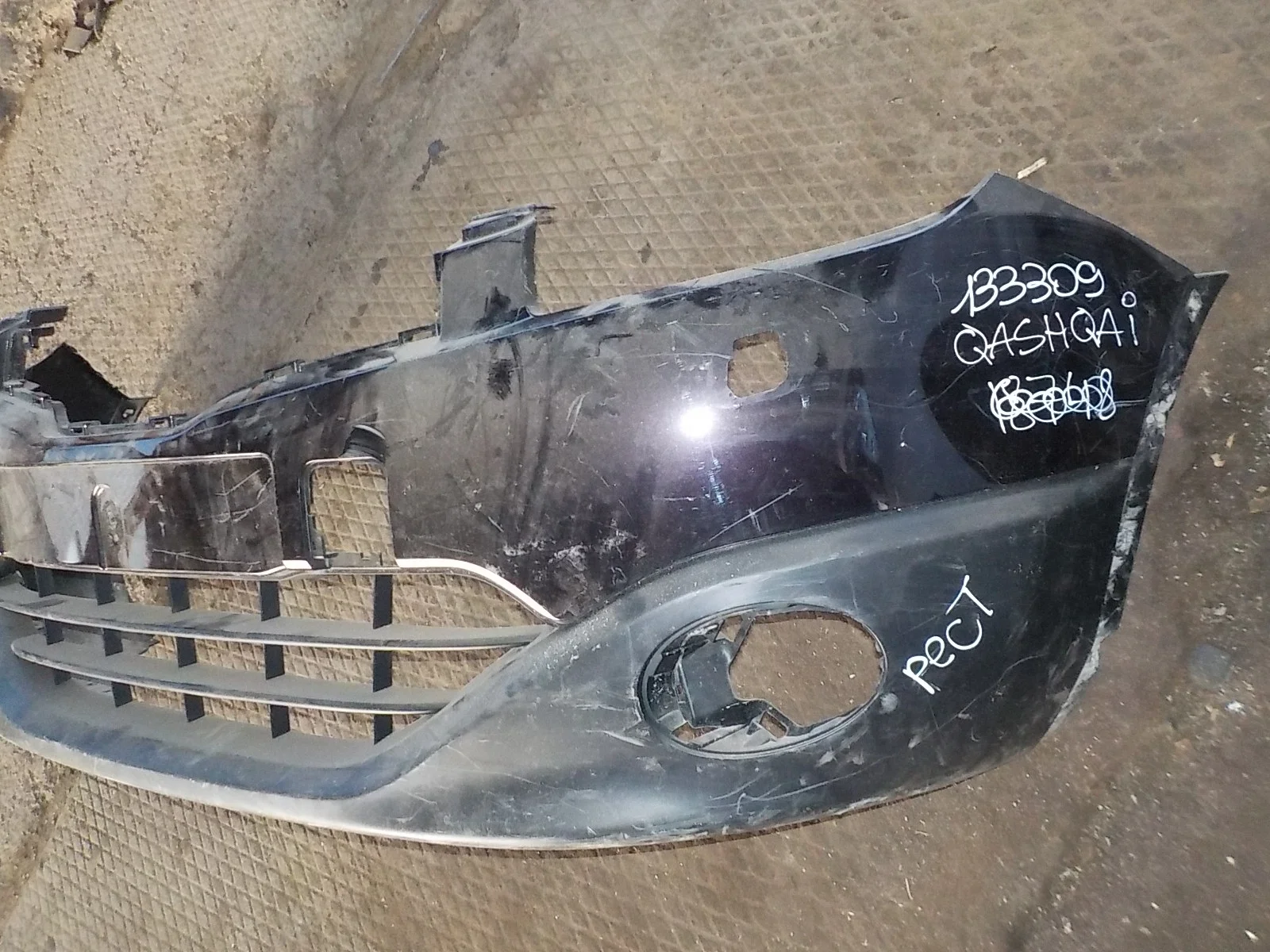 Бампер Nissan Qashqai+2 I рестайлинг (2010—2013)