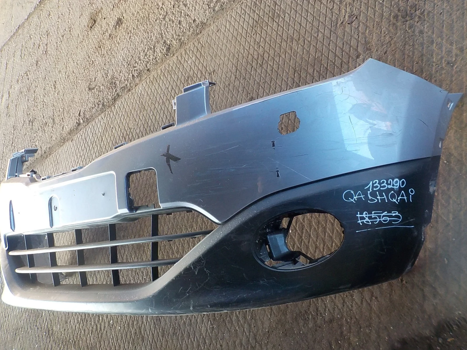 Бампер Nissan Qashqai+2 I рестайлинг (2010—2013)