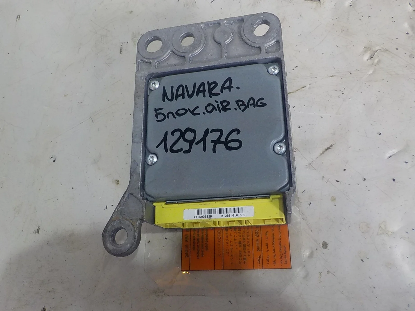 блок air bag Nissan Navara D40 (2004—2010)