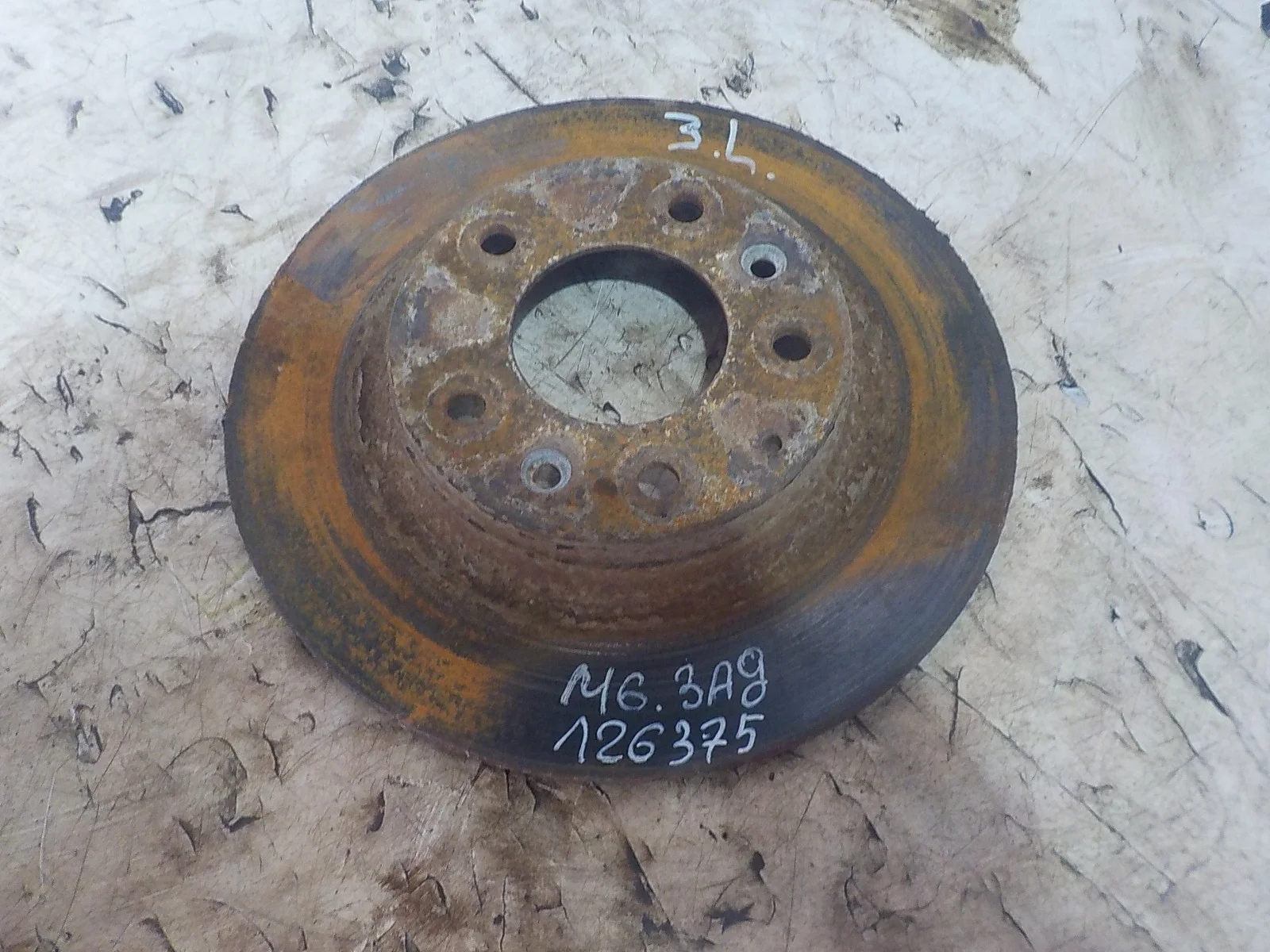 тормозной диск Mazda 6 GH (2007—2009) Зад