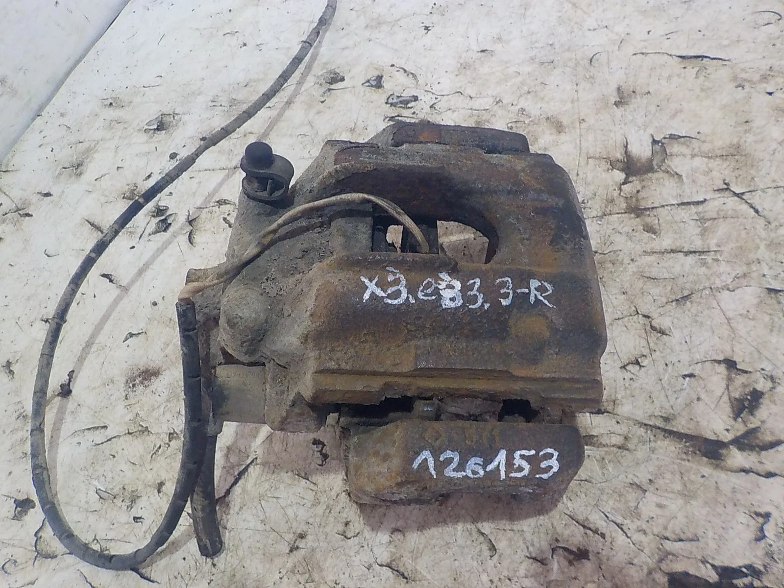 суппорт BMW X3 E83 рестайлинг (2006—2010) Зад Право