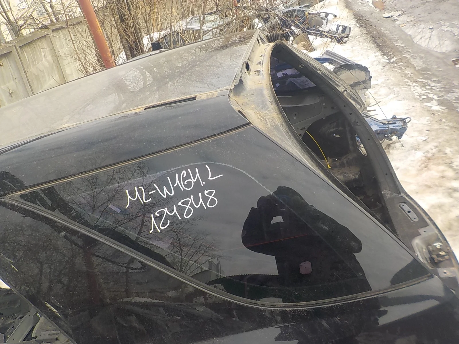 стекло Mercedes-Benz M-класс W164 (2005—2008) Зад Лево