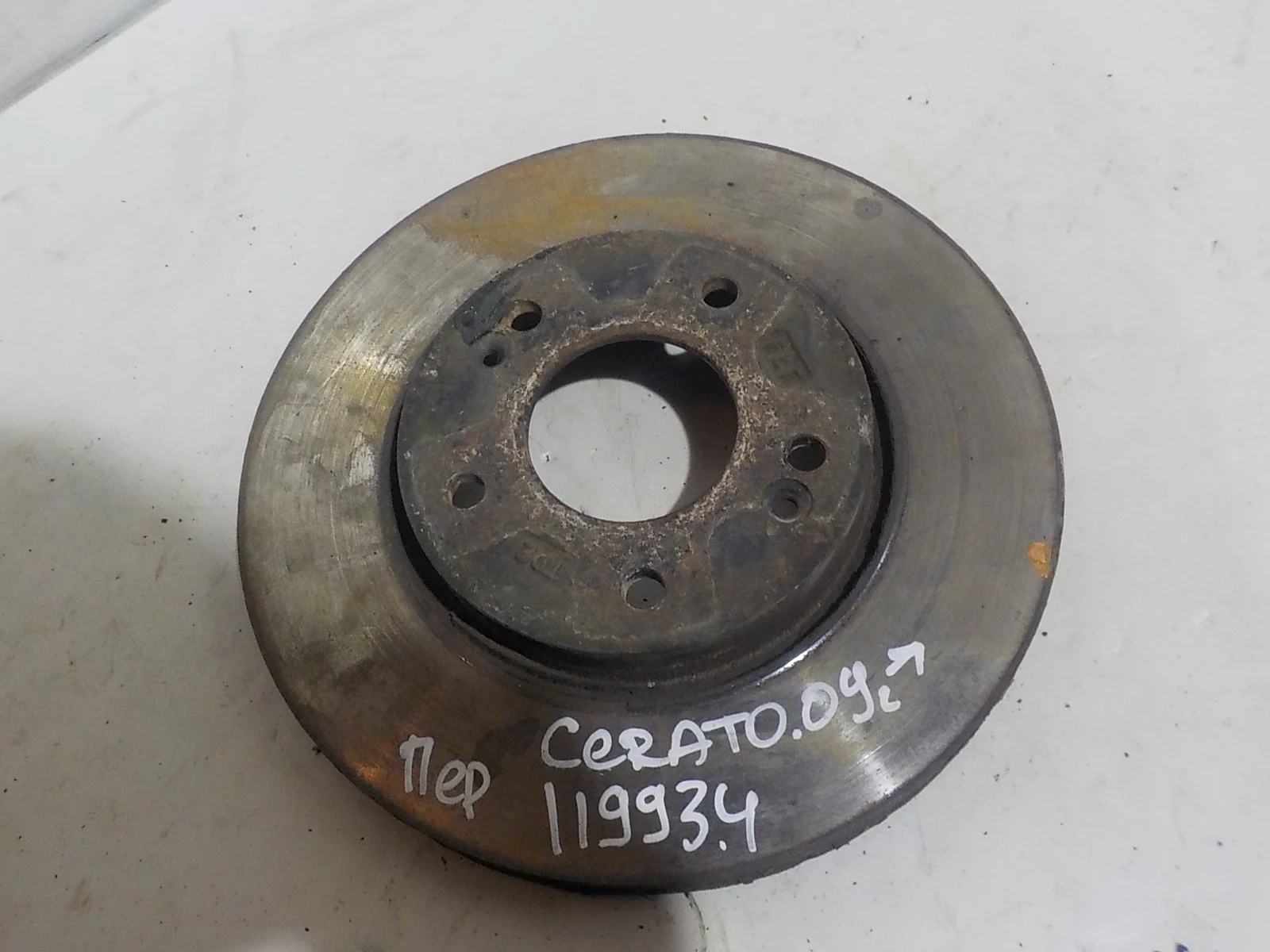 тормозной диск Kia Ceed ED (2006—2010) Перед