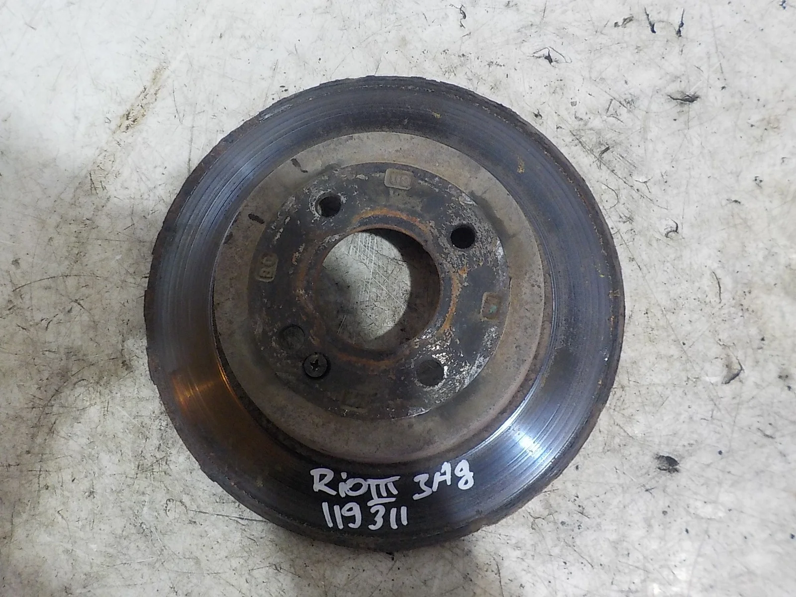 тормозной диск Kia Rio III рестайлинг (2015—2017) Зад