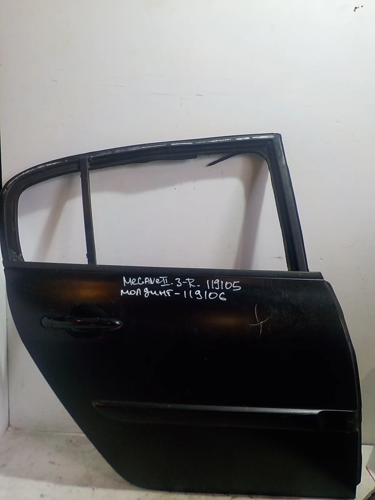 Дверь Renault Megane II рестайлинг (2006—2009) Зад Право