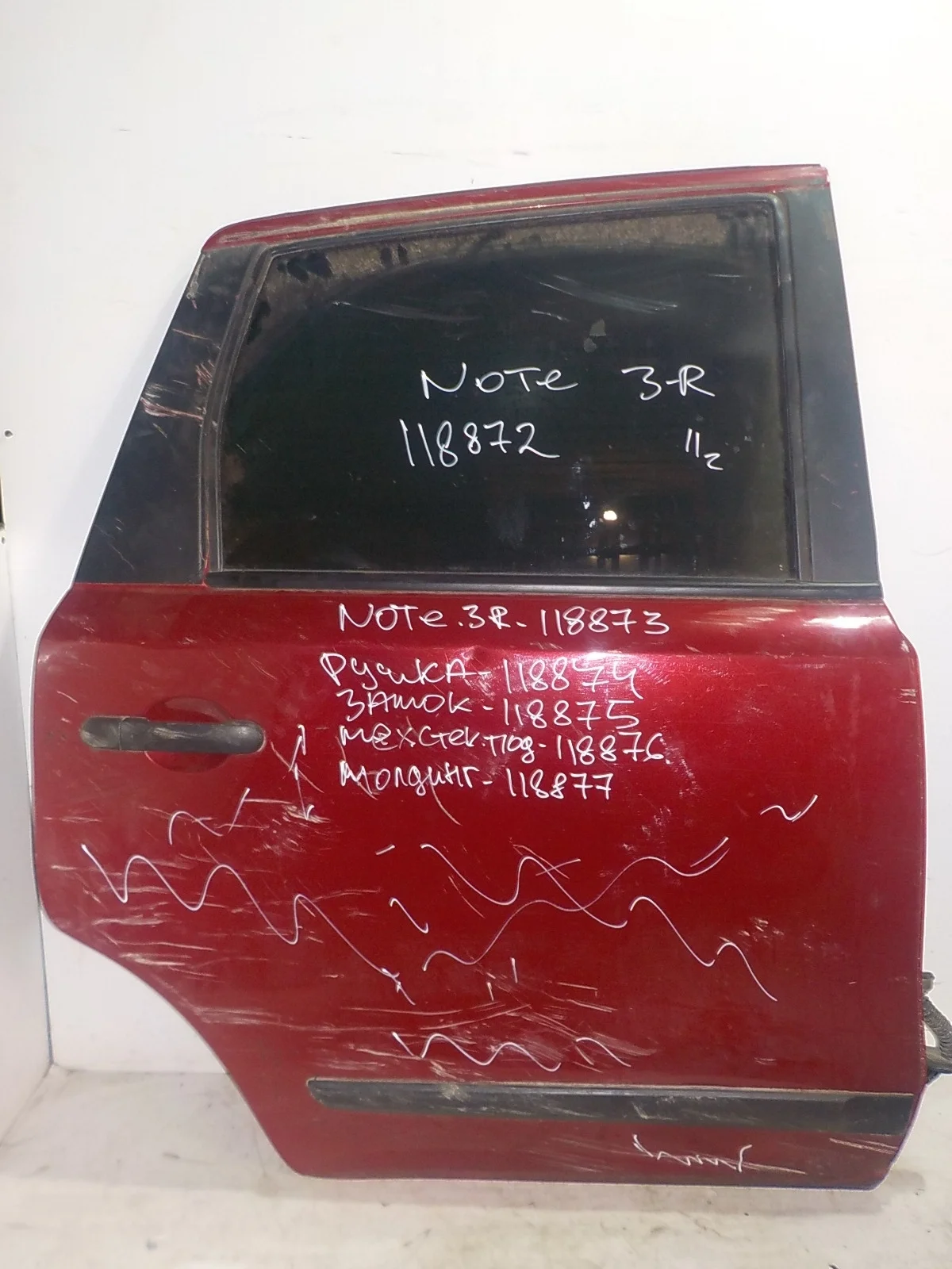 Дверь Nissan Note E11 (2005—2009) Зад Право