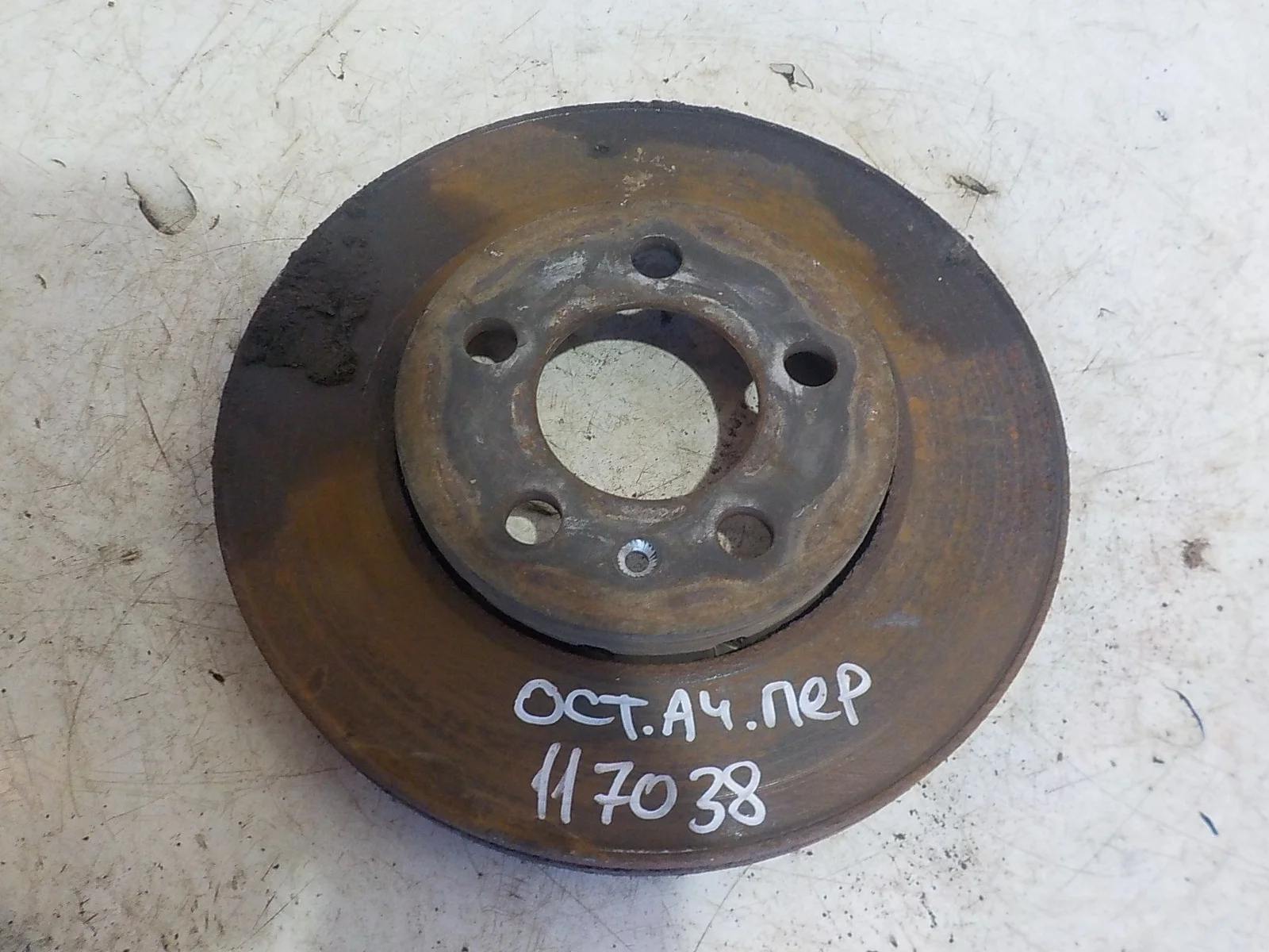 тормозной диск Volkswagen Polo V (2009—2015) Перед