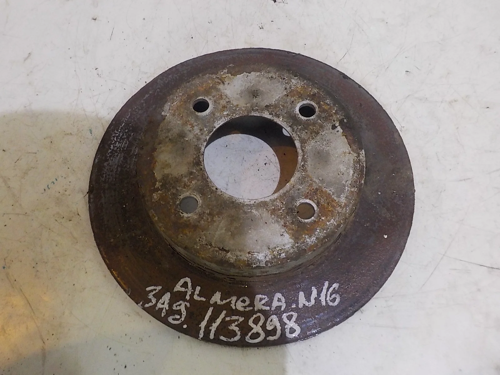 тормозной диск Nissan Almera N16 (2000—2003) Зад