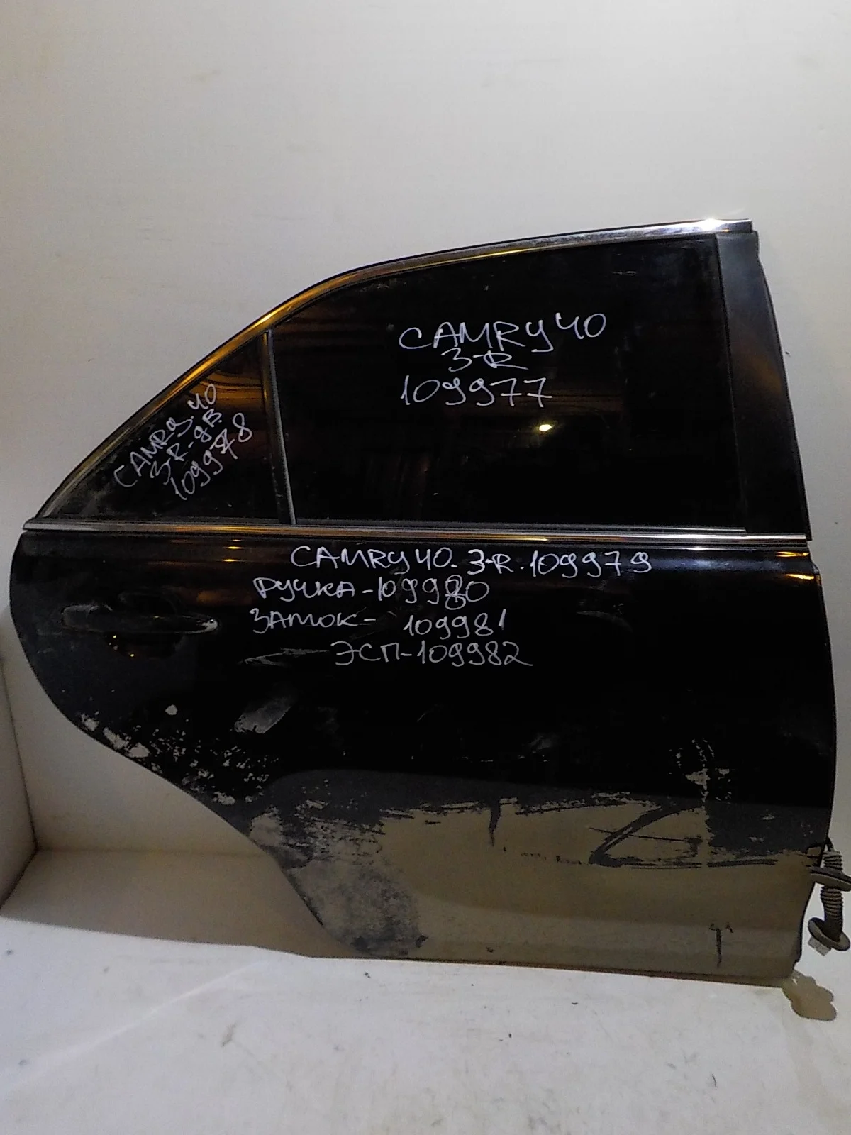 стекло Toyota Camry XV40 (2006—2009) Зад Право