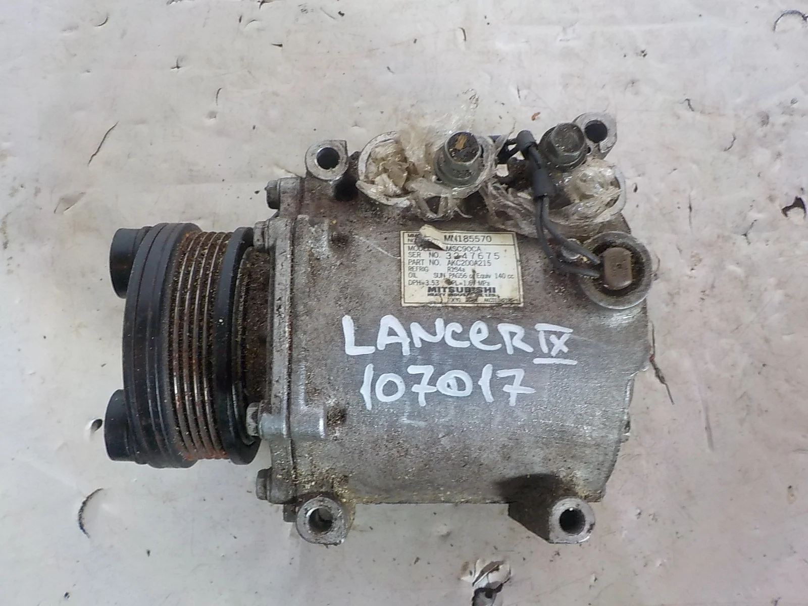 Компрессор кондиционера Mitsubishi Lancer IX (2000—2007)