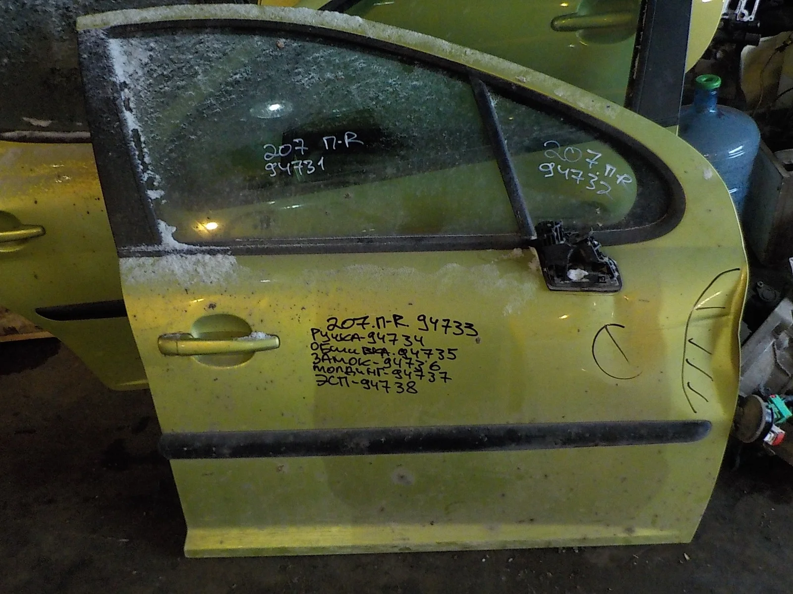 Дверь Peugeot 207 I (2006—2009) Перед Право