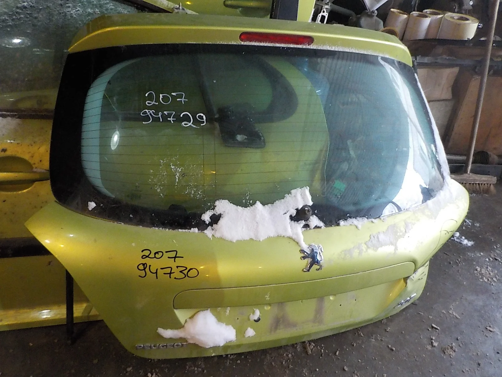 Крышка багажника Peugeot 207 I (2006—2009)