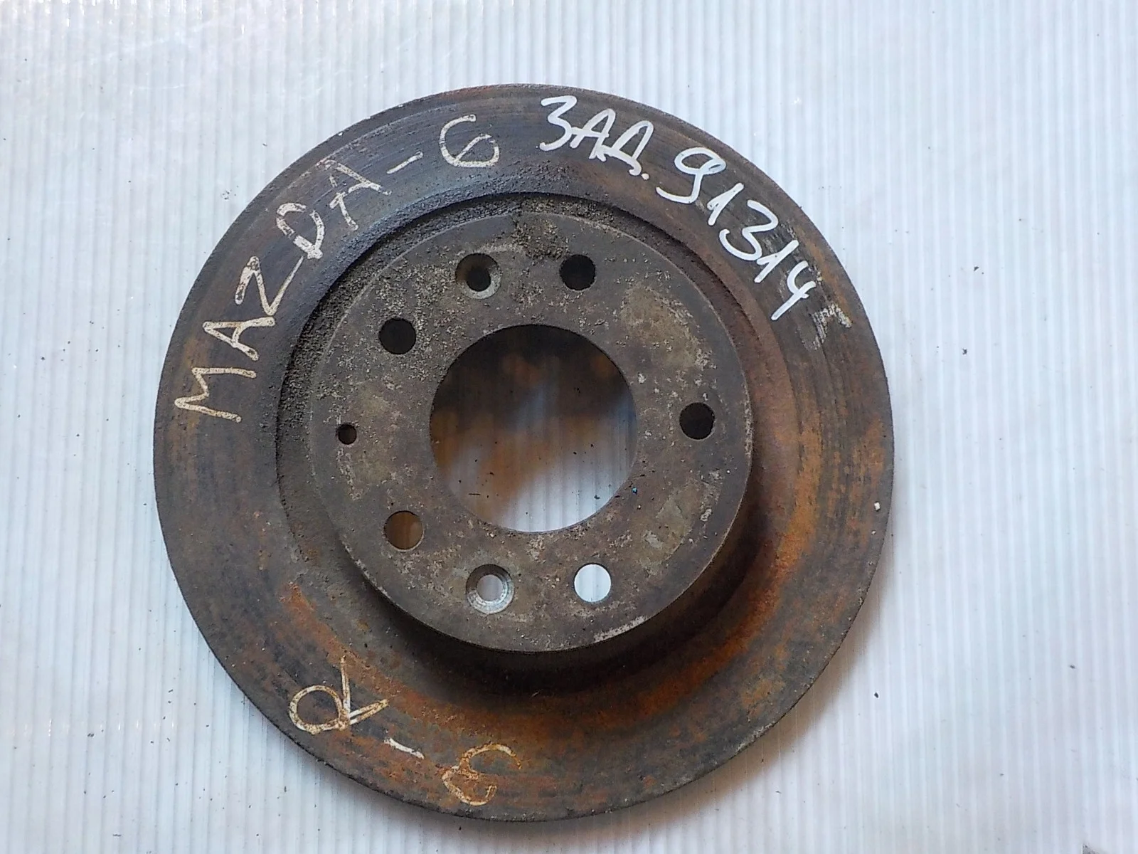 тормозной диск Mazda 6 GH (2007—2009) Зад