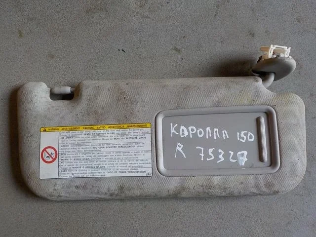 козырек Toyota Corolla X (2006—2010)  Право