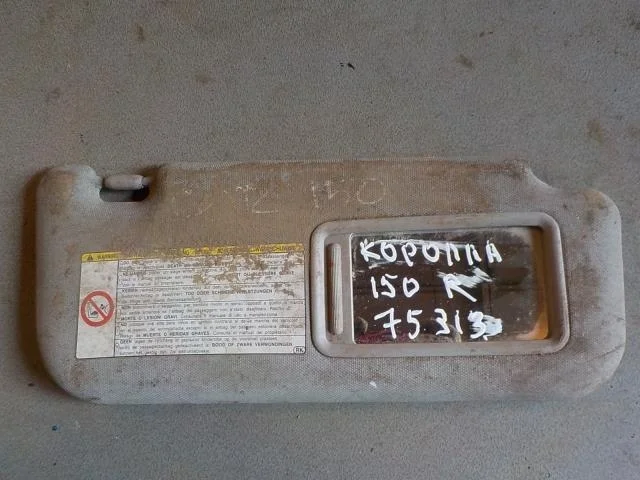 козырек Toyota Corolla X (2006—2010)  Право