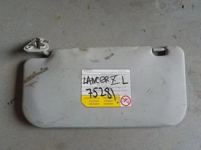 козырек Mitsubishi Lancer X рестайлинг (2011—2015)  Лево