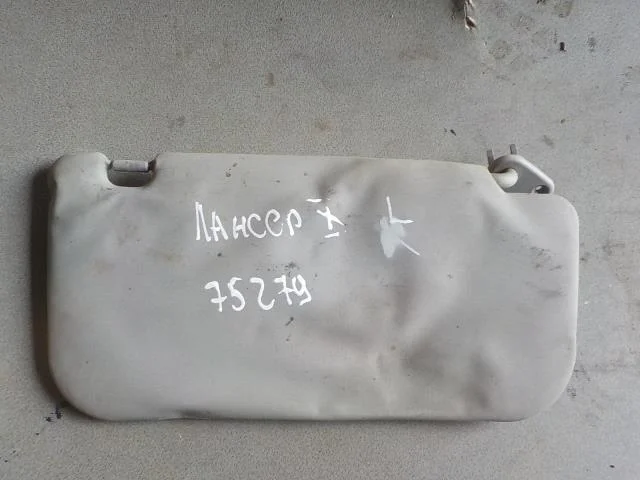 козырек Mitsubishi Lancer X рестайлинг (2011—2015)  Лево