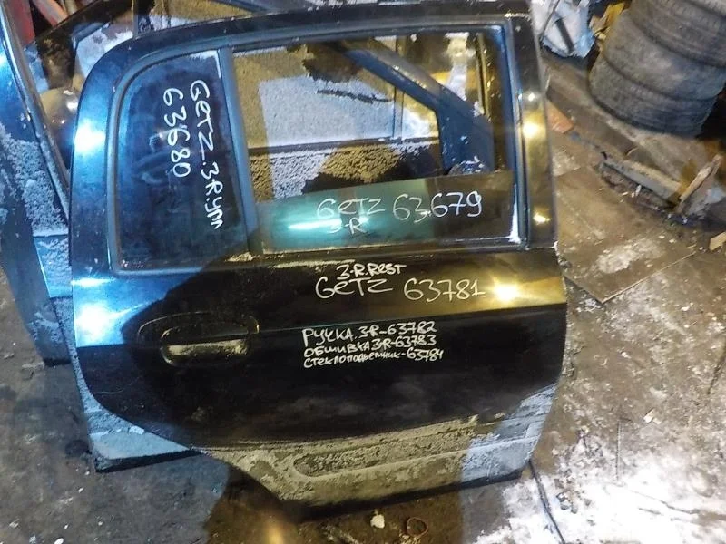 стекло Hyundai Getz I (2002—2005) Зад Право