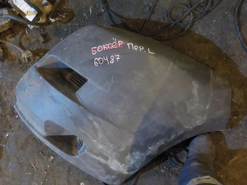 накладка на бампер Peugeot Boxer II (2006—2014) Перед Лево