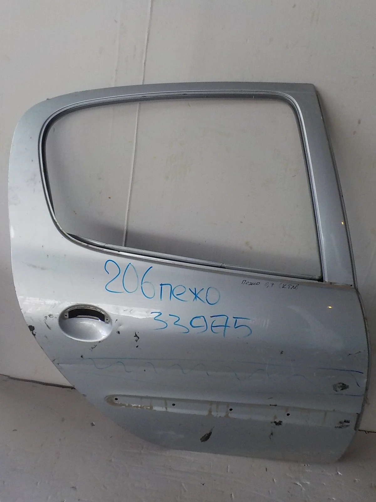 Дверь Peugeot 206 I (1998—2012) Зад Право