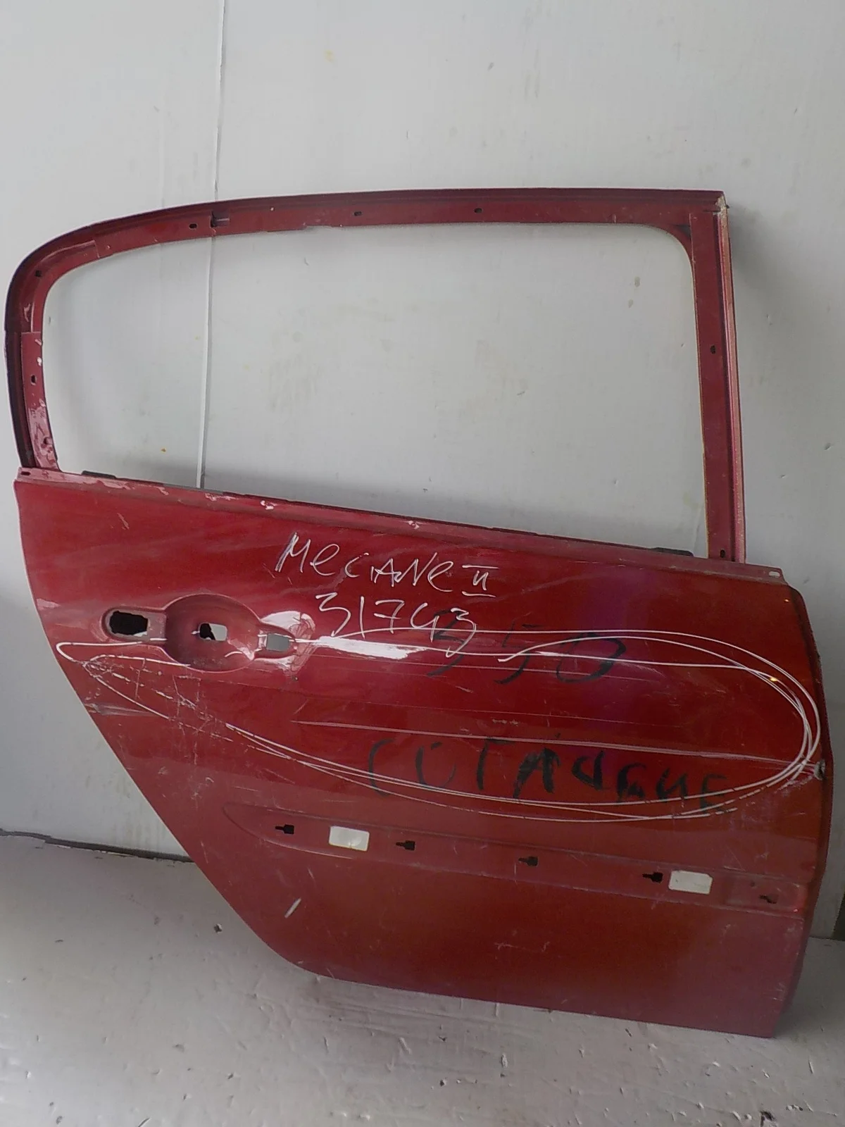 Дверь Renault Megane II рестайлинг (2006—2009) Зад Право