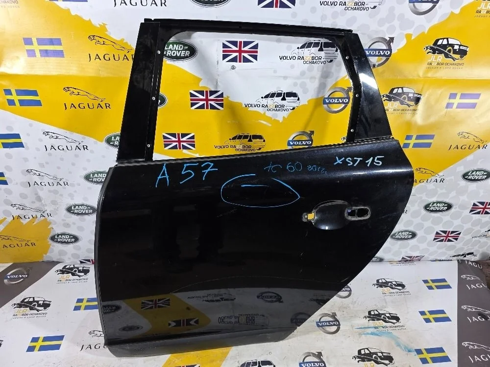 Задняя левая дверь чернаяVolvo XC60 2008-2017 XC60 I (2008—2013)