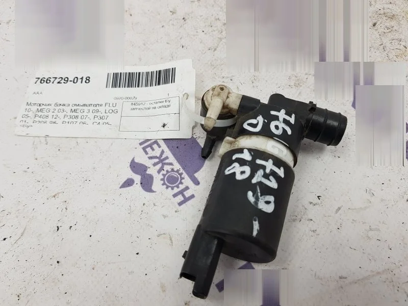 Моторчик бачка омывателя RENAULT FLUENCE 643475