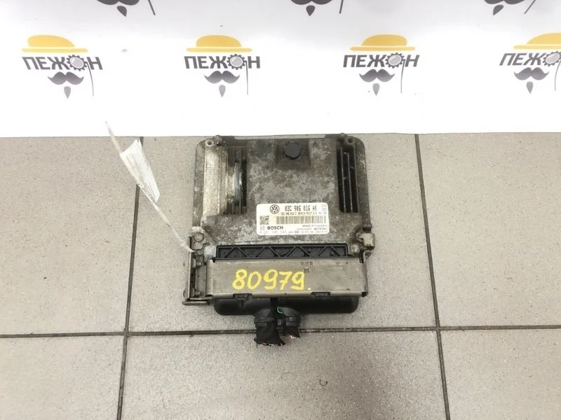 Блок управления двигателем SKODA OCTAVIA 2010 03C906016AK A5 1.4 CAXA