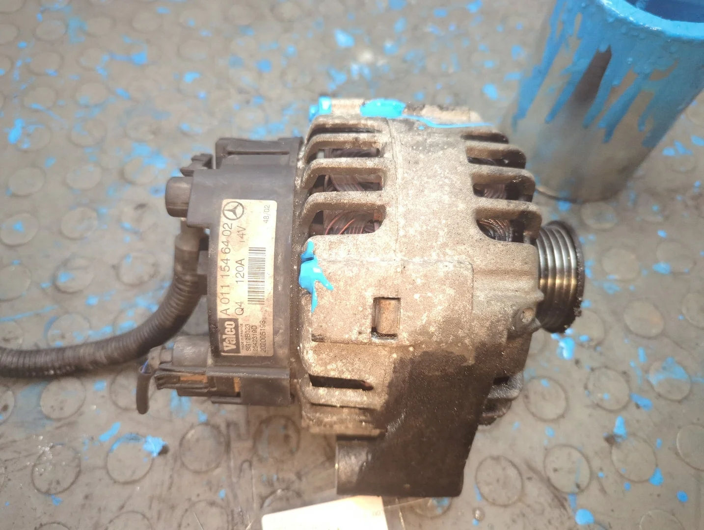 Генератор Mercedes-Benz C W203 2000-2008 КПП автомат (АКПП) M112.946 Бензин 3.2 л Инжектор