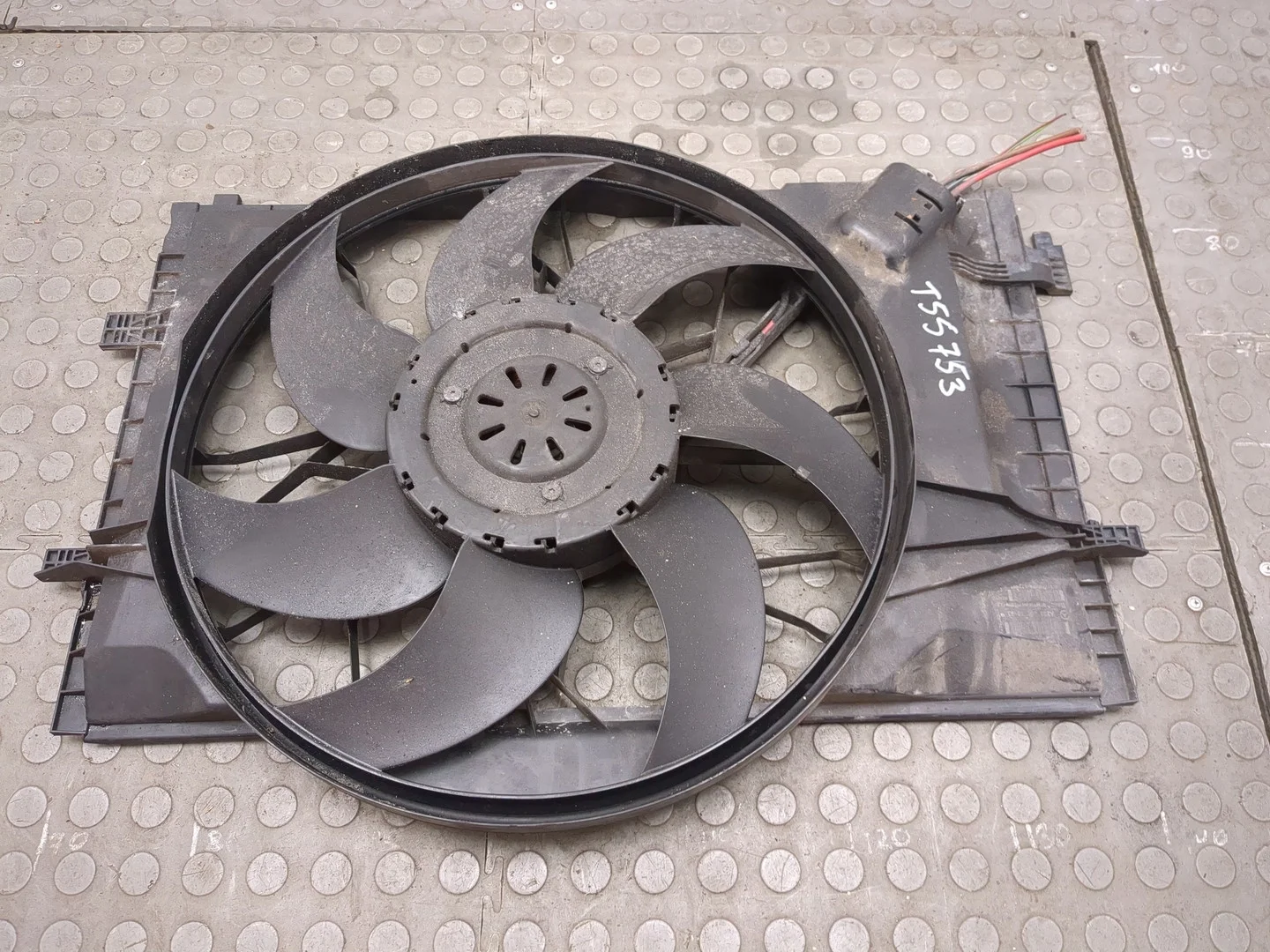 Вентилятор радиатора Mercedes-Benz CLK W209 2002-2010 КПП автомат (АКПП) OM 646.966 Дизель 2.1 л